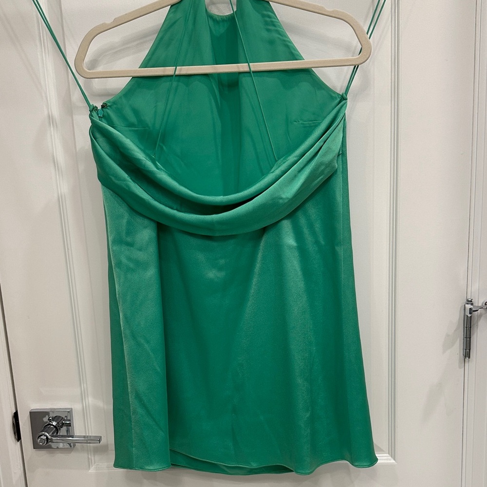 Alice + Olivia Vibrant Green Backless Dress - Picture 3 of 3